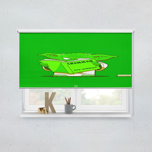 Star Wars Yoda Grammar Window Roller Blinds Shades