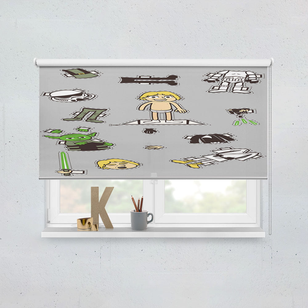 Stars Wars Costume Set Window Roller Blinds Shades