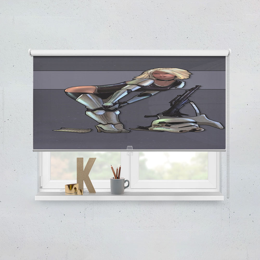 Start Wars Disney Fake Window Roller Blinds Shades