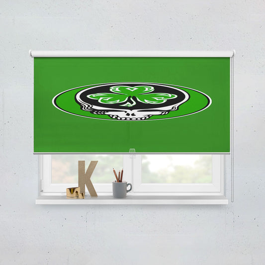 Steal Your Shamrock Celtic Knot Grateful Dead St Patrick Day Lot Party Window Roller Blinds Shades
