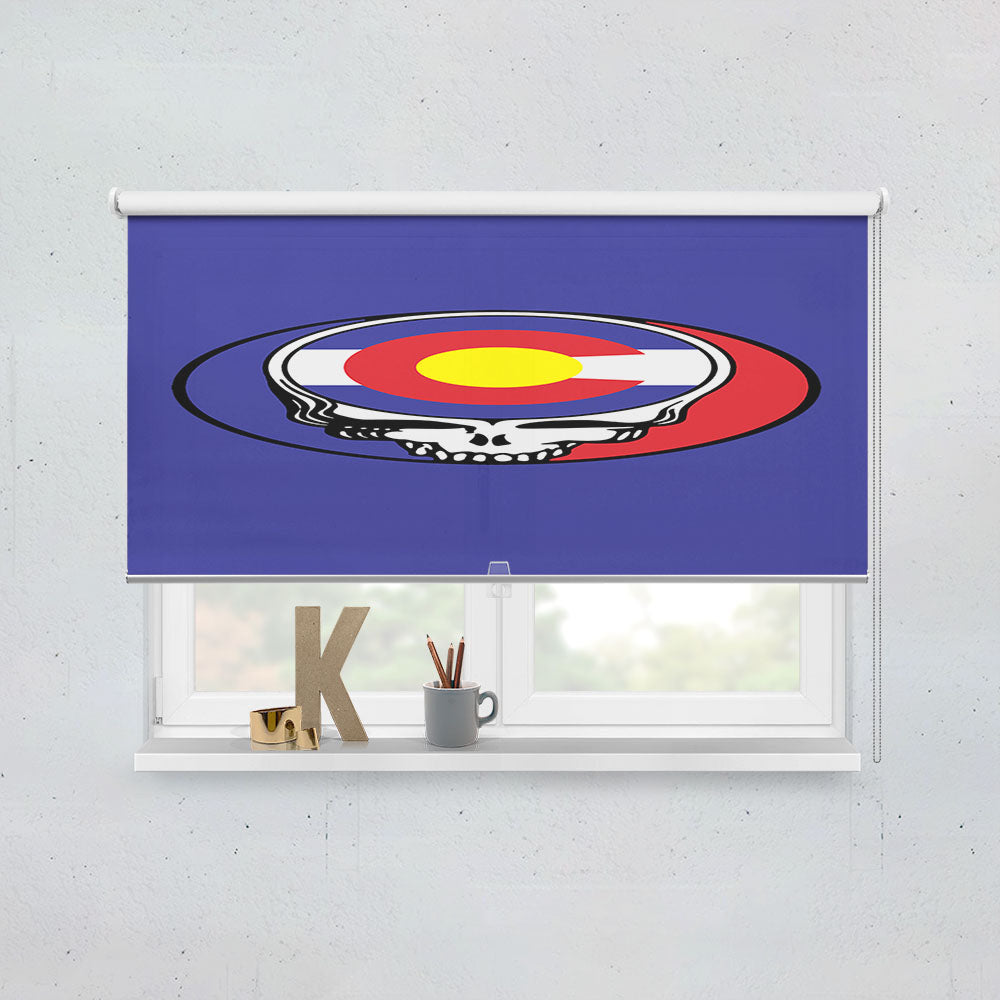 Steal Your State Colorado State Flag Grateful Dead Window Roller Blinds Shades