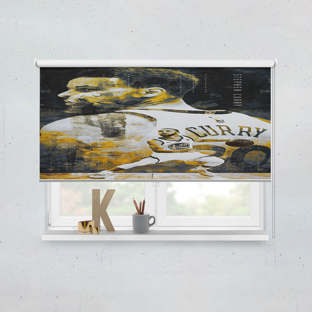 Stephen Curry Nba Window Roller Blinds Shades