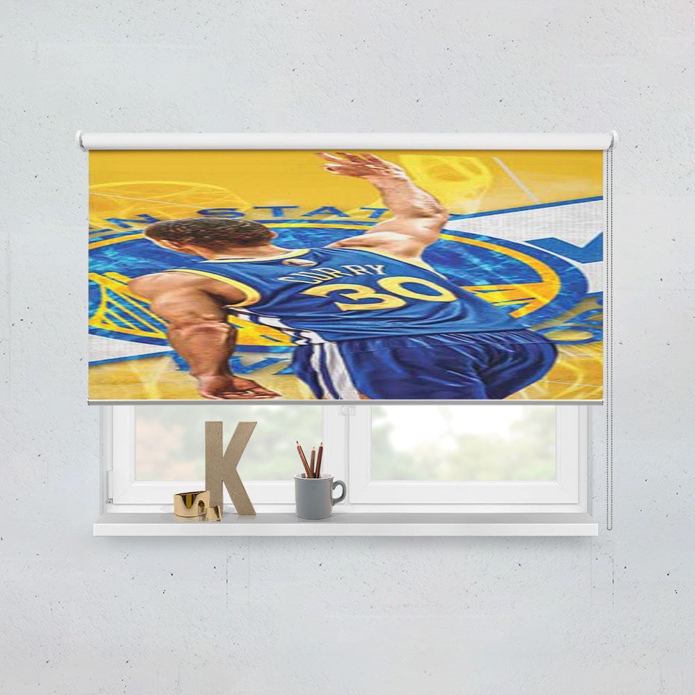 Stephen Curry Orange Window Roller Blinds Shades