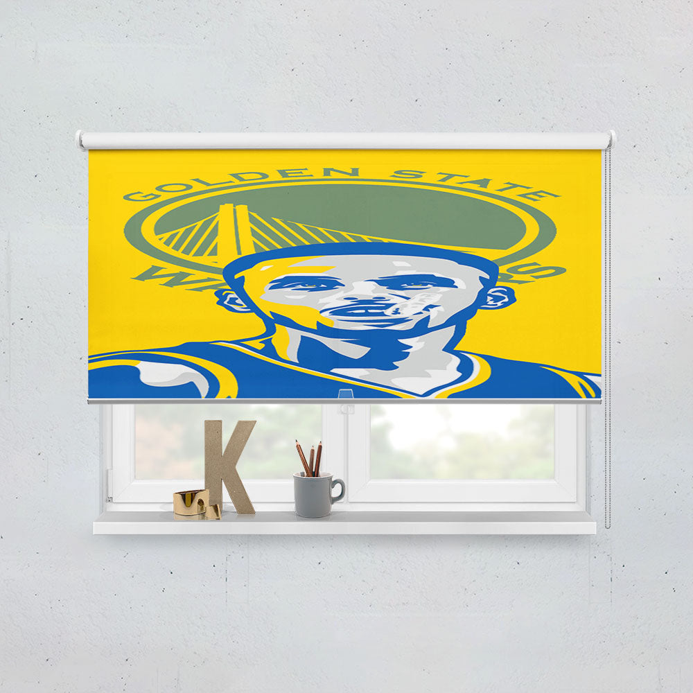 Stephen Curry Passion Illusration Window Roller Blinds Shades