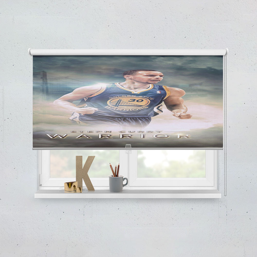 Stephen Curry Warriors Window Roller Blinds Shades