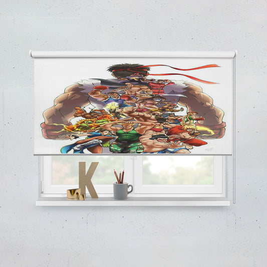 Street Fighter Character Window Roller Blinds Shades