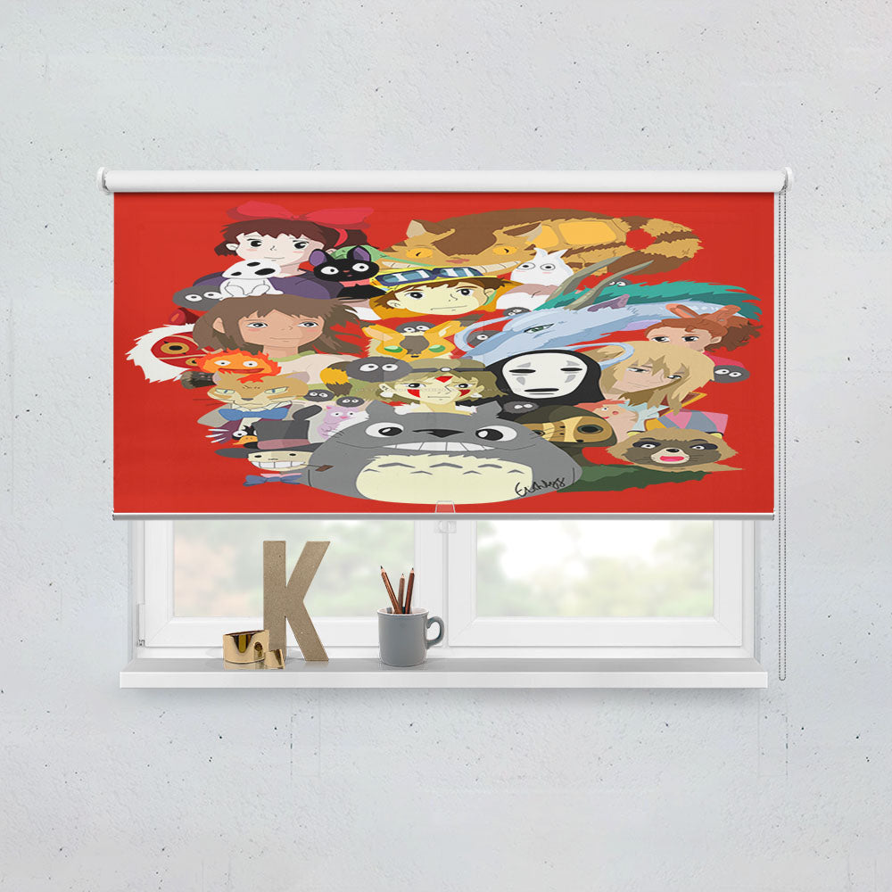 Studio Ghilbli Anime Window Roller Blinds Shades