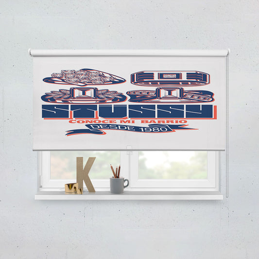 Stussy Conoce Mi Barrio Window Roller Blinds Shades