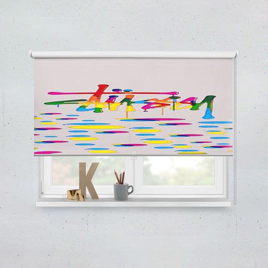 Stussy Drops Of Paint Window Roller Blinds Shades