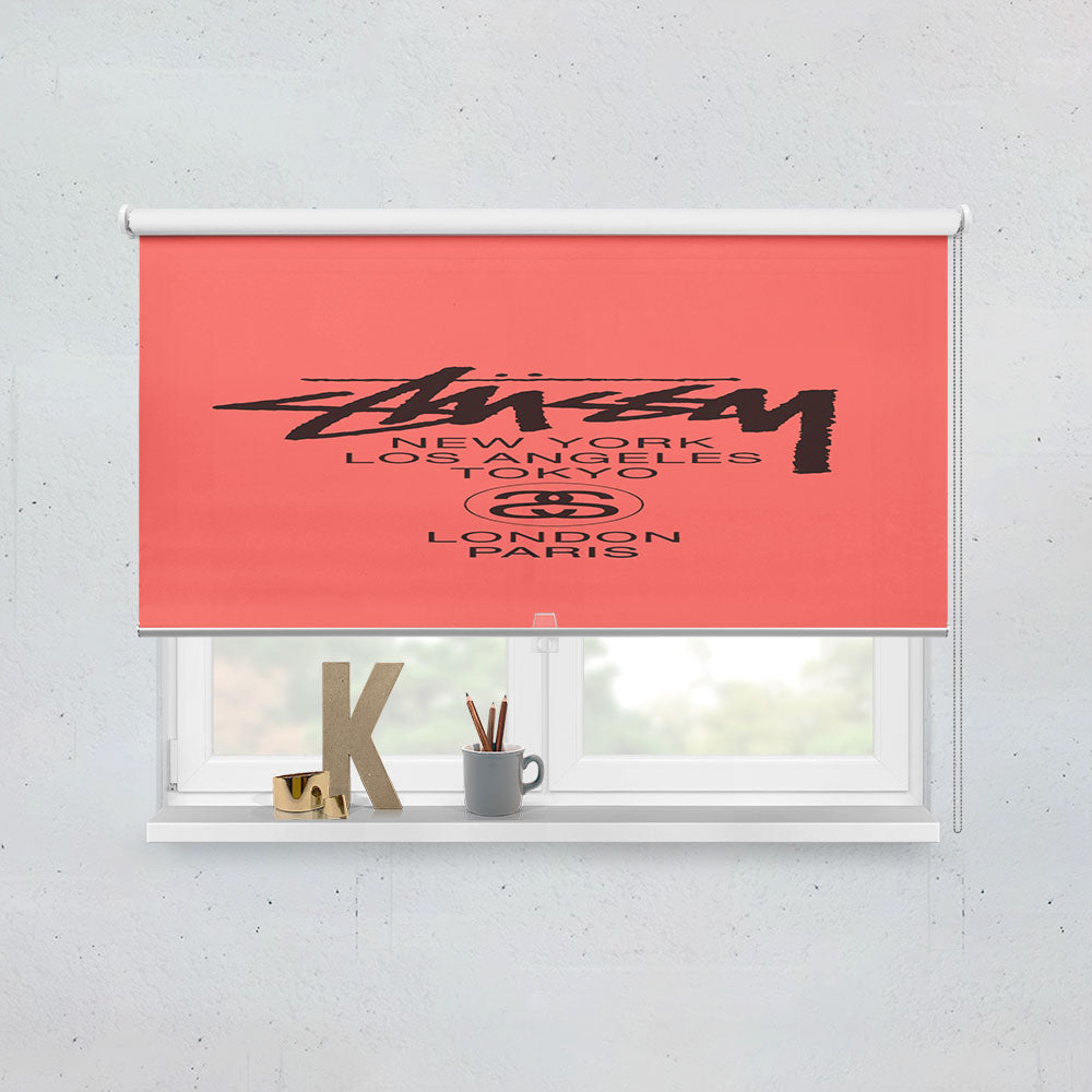 Stussy New York Los Angeles Window Roller Blinds Shades