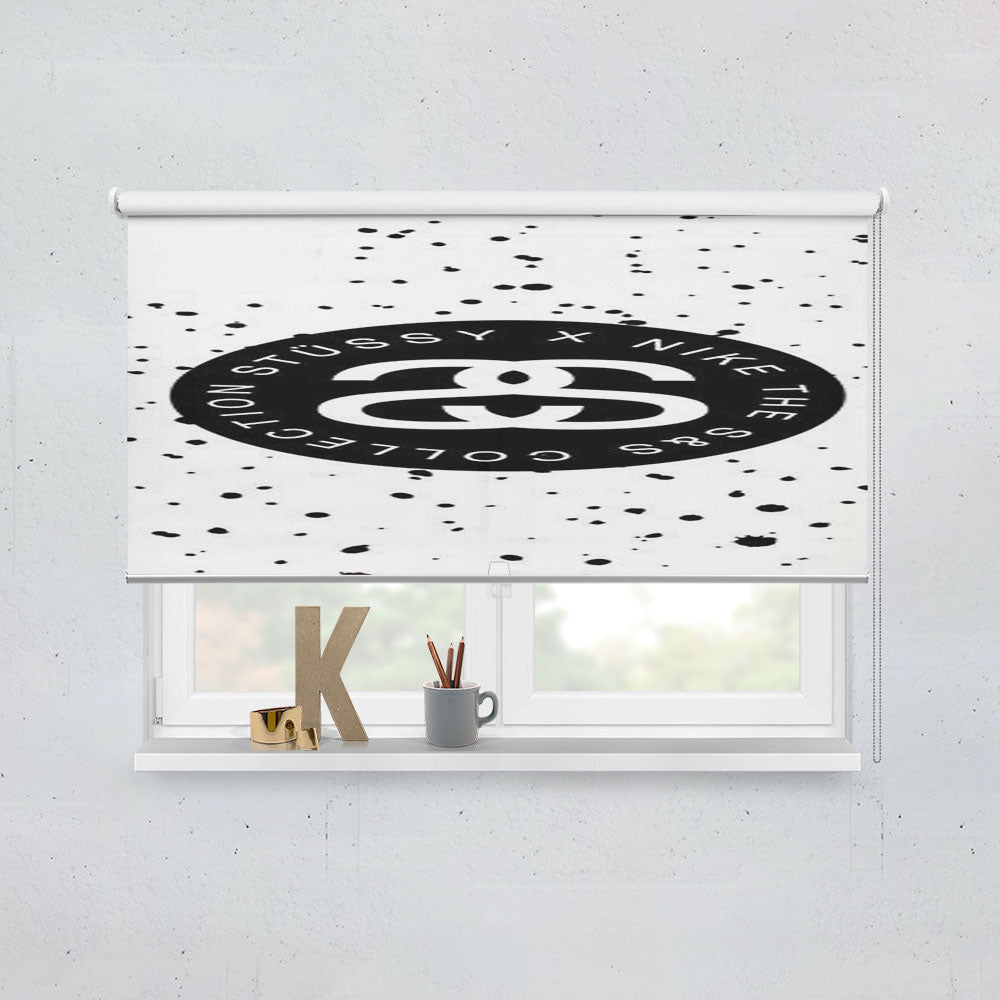 Stussy Nike Logo Window Roller Blinds Shades