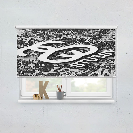 Stussy Wallpaper Window Roller Blinds Shades