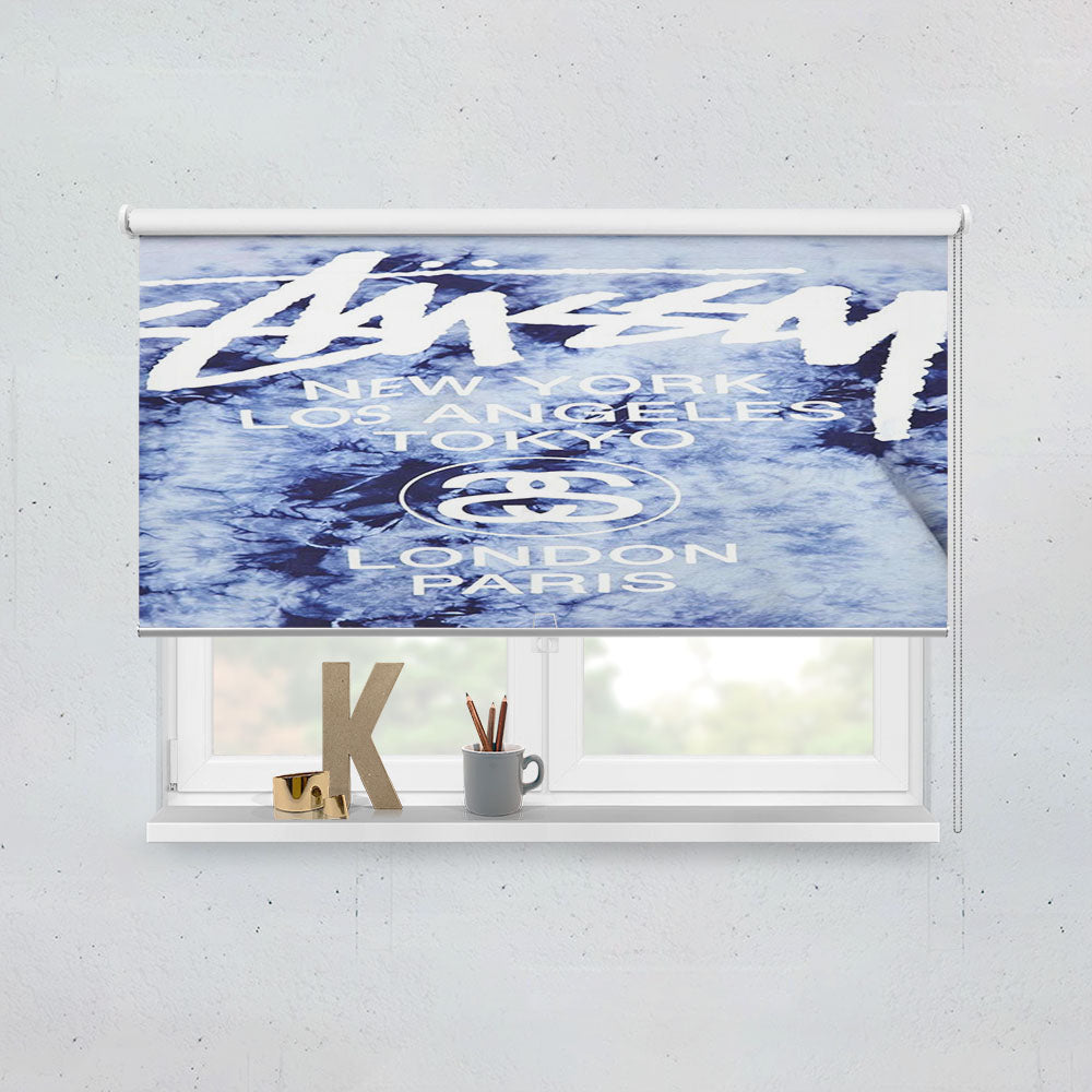 Stussy World Tour Baseball Window Roller Blinds Shades