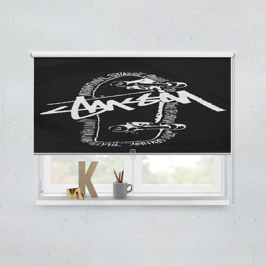 Stussy World Tour Window Roller Blinds Shades