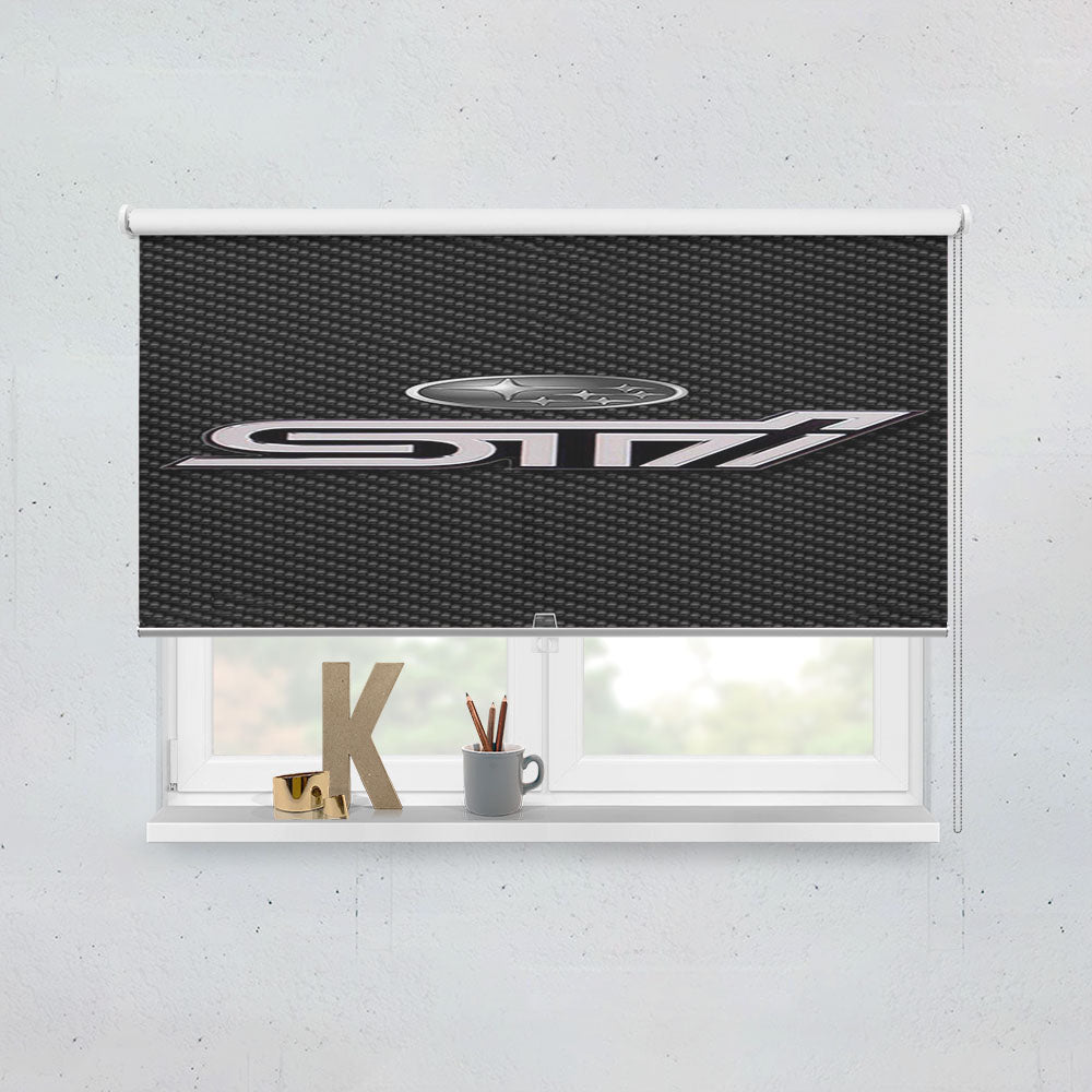 Subaru Sti Logo Window Roller Blinds Shades