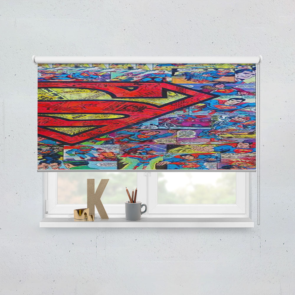 Superman Comics Window Roller Blinds Shades