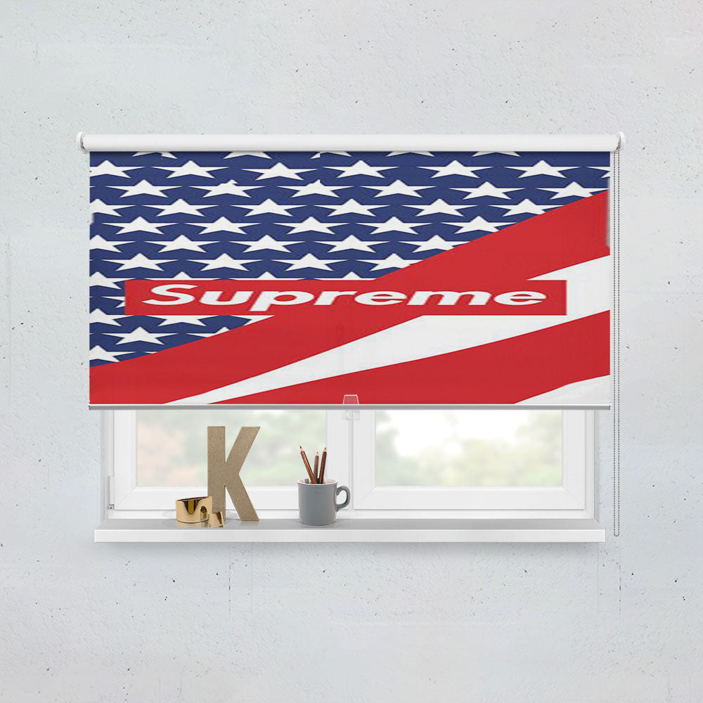 Supreme American Flag Window Roller Blinds Shades