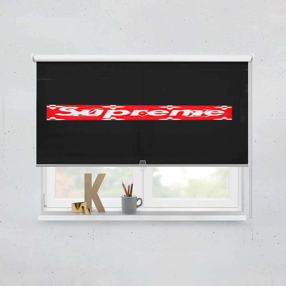 Supreme Box Louis Vuitton Logo Window Roller Blinds Shades