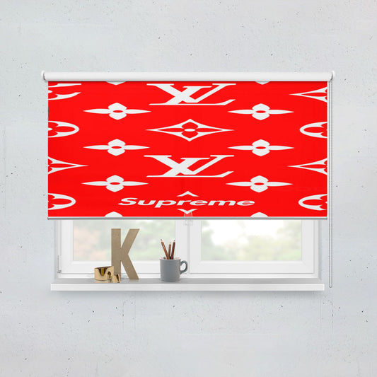 Supreme Louis Vuitton Red Window Roller Blinds Shades
