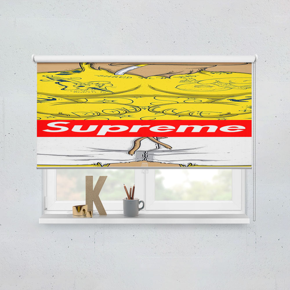 Supreme X Bart Simpson Window Roller Blinds Shades
