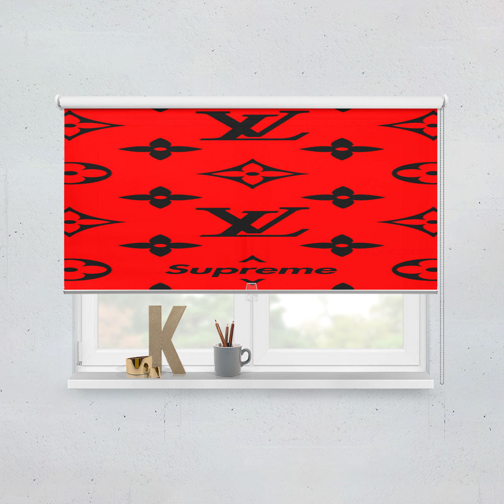 Supreme X Louis Vuitton Black Window Roller Blinds Shades