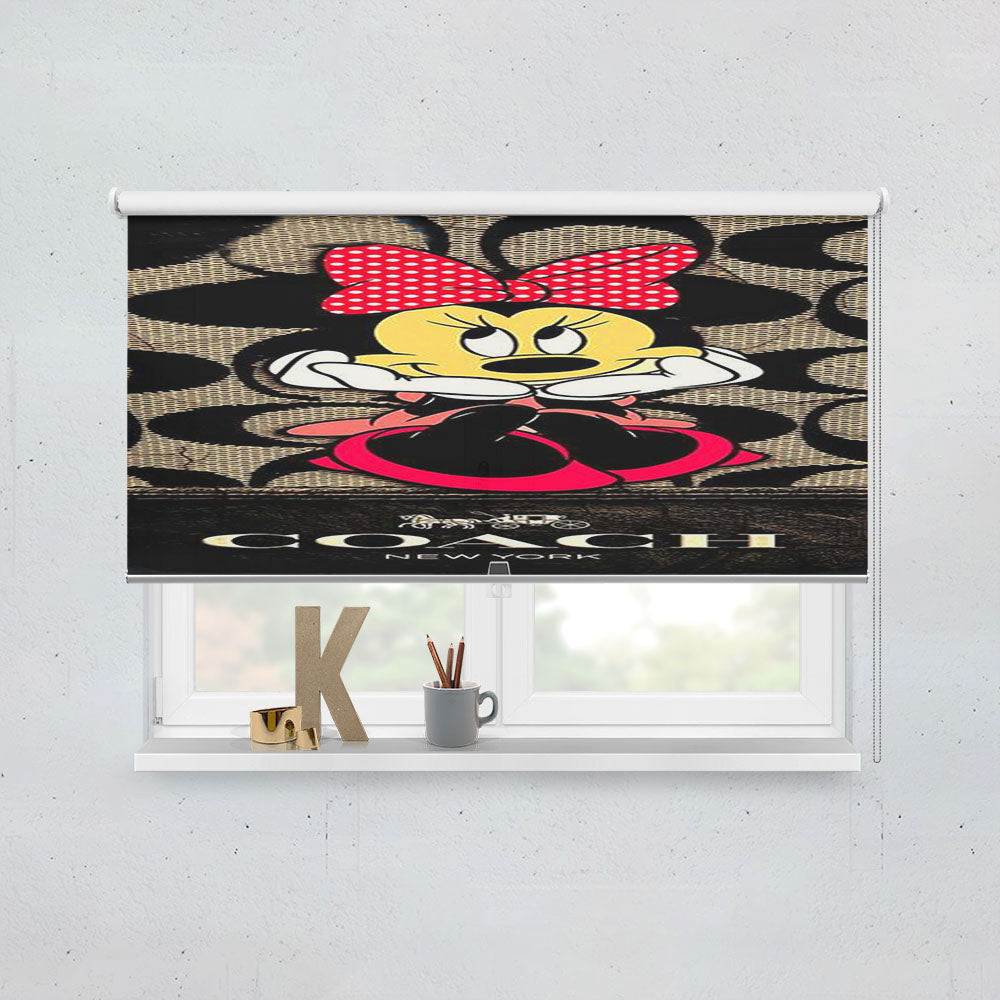 Sweet Coach Minnie Mouse Cool Window Roller Blinds Shades