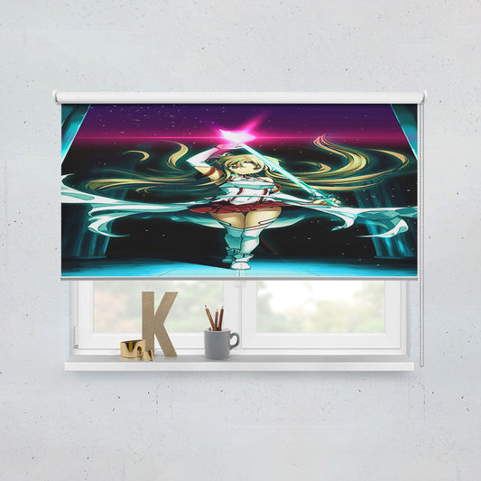 Sword Art Online Asuna Magic Window Roller Blinds Shades