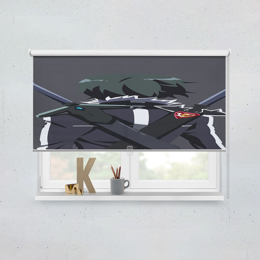 Sword Art Online Kirito Window Roller Blinds Shades