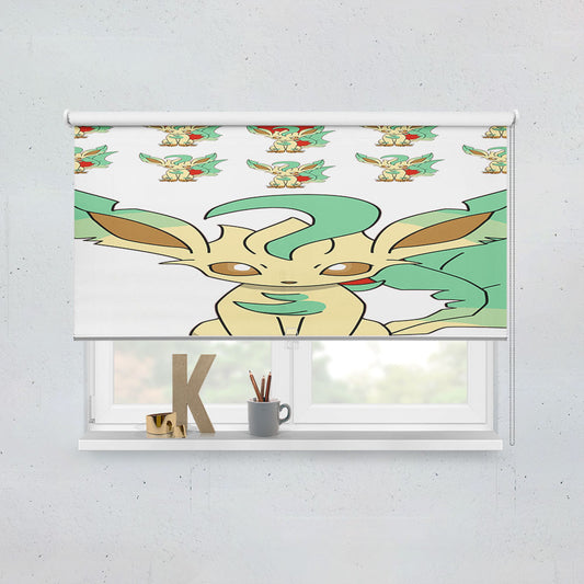Sylveon Green Eevee Pokemon Window Roller Blinds Shades