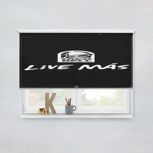 Taco Bell Live Mas Window Roller Blinds Shades