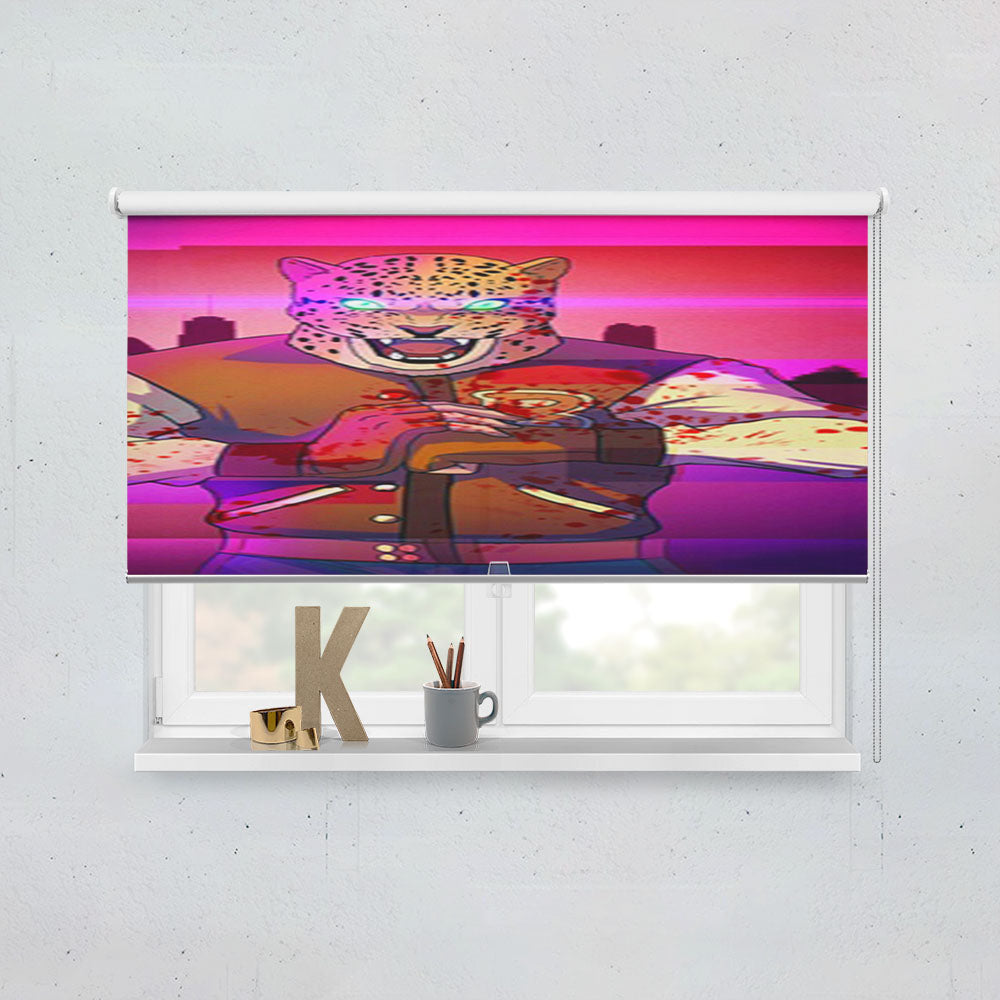 Tekken Hotline Miami Window Roller Blinds Shades