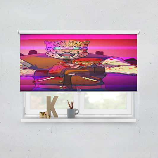 Tekken Hotline Miami Window Roller Blinds Shades