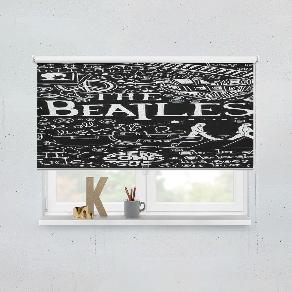 The Beatles Art Mozaik Window Roller Blinds Shades