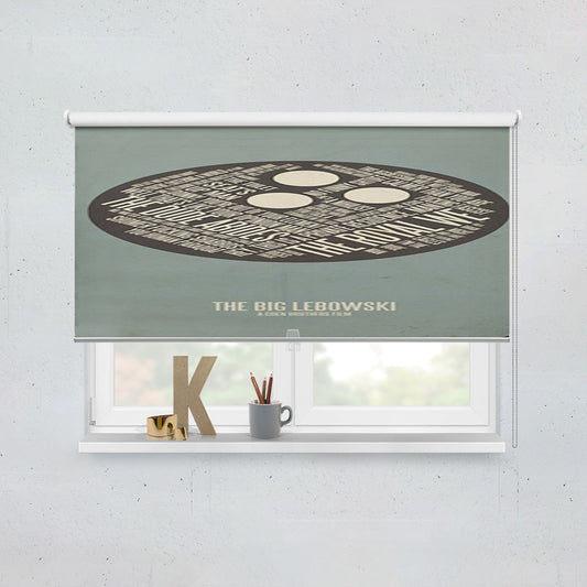 The Big Lebowski Circle Window Roller Blinds Shades