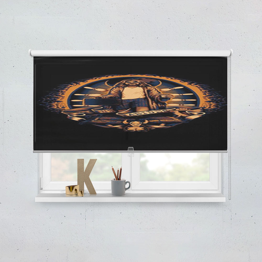 The Big Lebowski Coat Of Arms Window Roller Blinds Shades