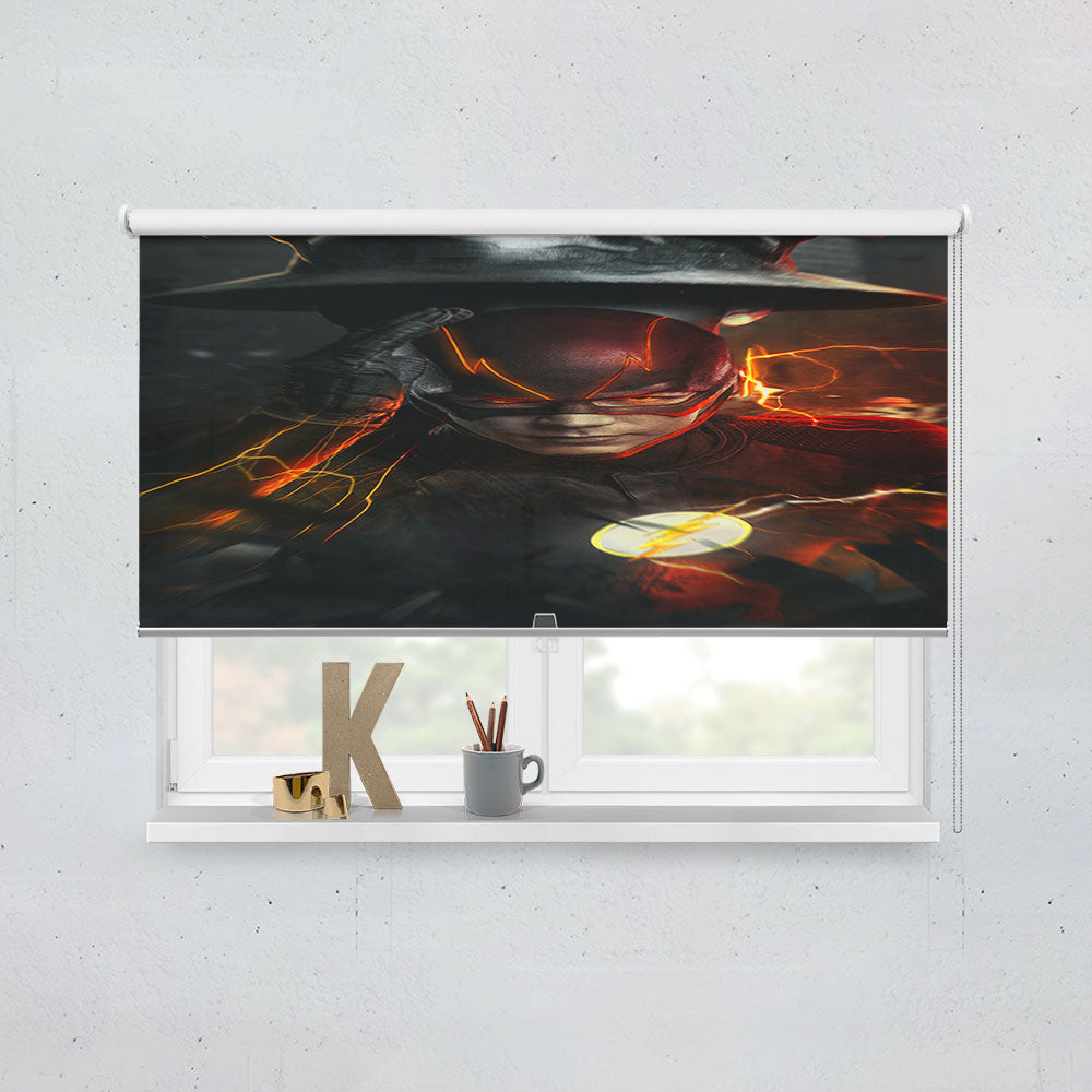 The Flash Dc Heroes Poster Window Roller Blinds Shades