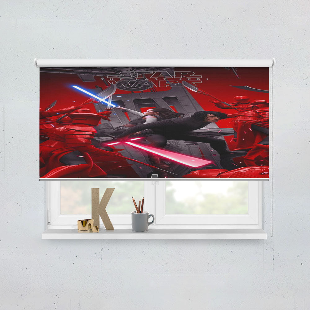 The Last Jedi Star Wars Poster Window Roller Blinds Shades