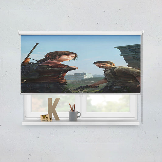 The Last Of Us Ruined City Wallpaper Window Roller Blinds Shades