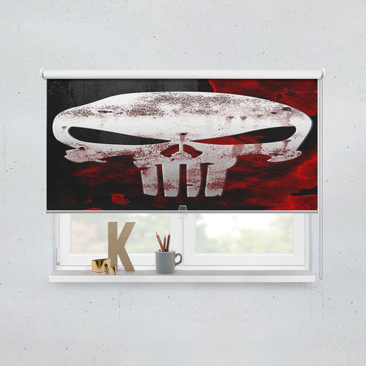 The Punisher Grunge Window Roller Blinds Shades