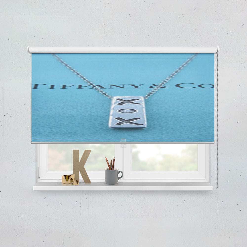 Tiffany & Co Paloma Picasso Xox Sterling Silver Diamond Necklace Window Roller Blinds Shades