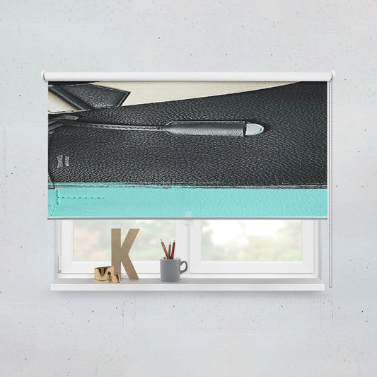 Tiffany And Co Black Blue Paint Bags Window Roller Blinds Shades