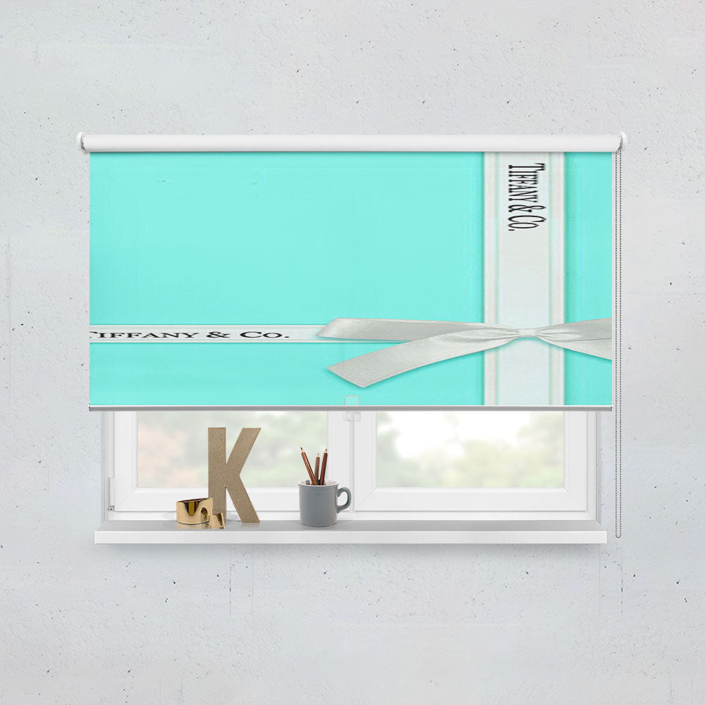 Tiffany And Co Blue Logo Window Roller Blinds Shades