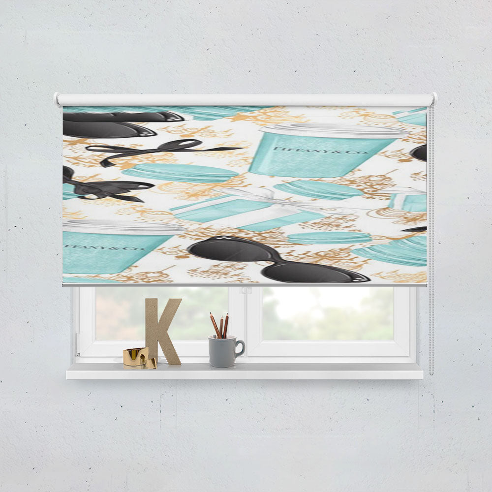 Tiffany And Co Collage Window Roller Blinds Shades