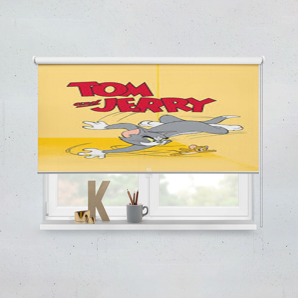Tom And Jerry Cartoo Window Roller Blinds Shades