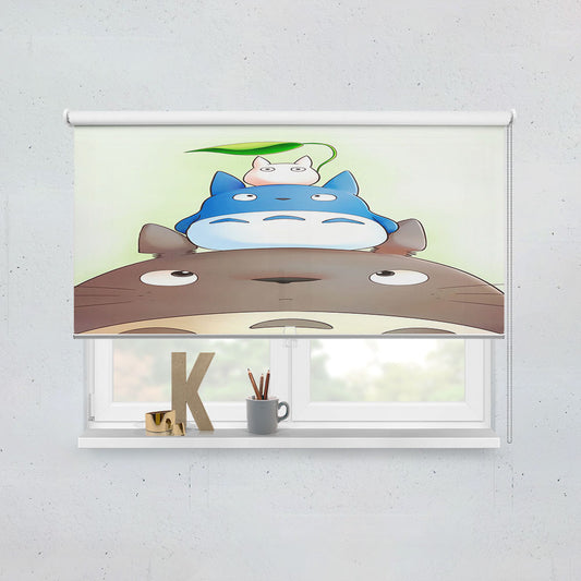 Totoro Cartoon Window Roller Blinds Shades
