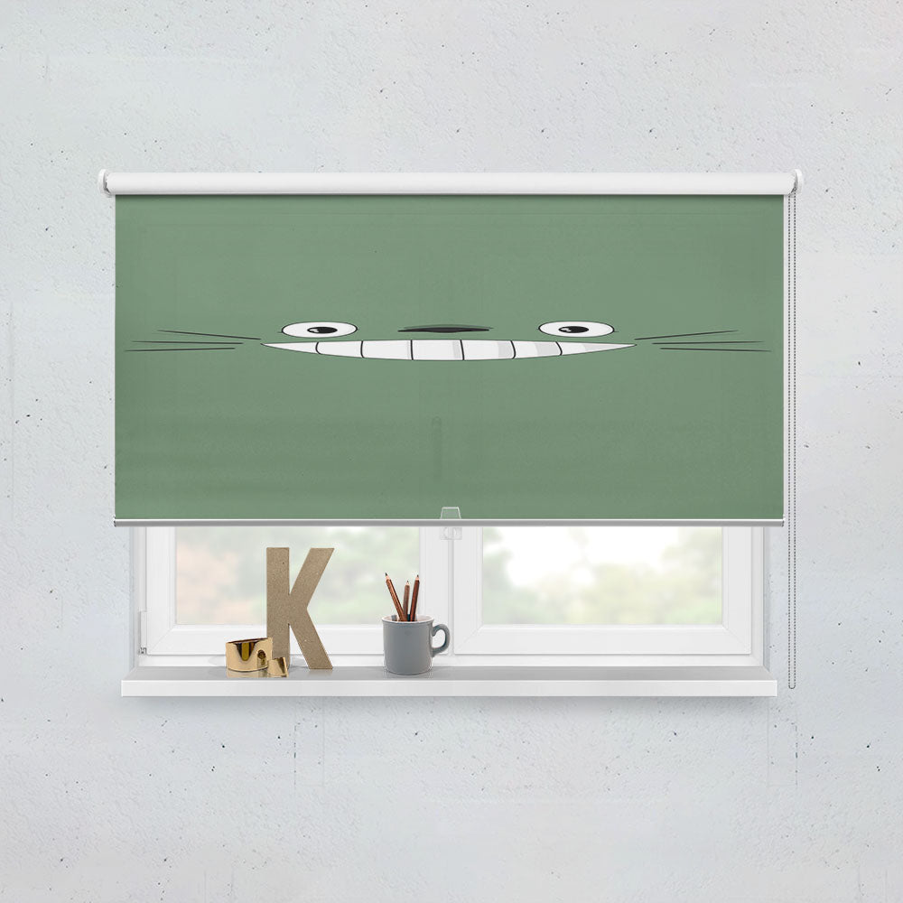 Totoro Face Window Roller Blinds Shades
