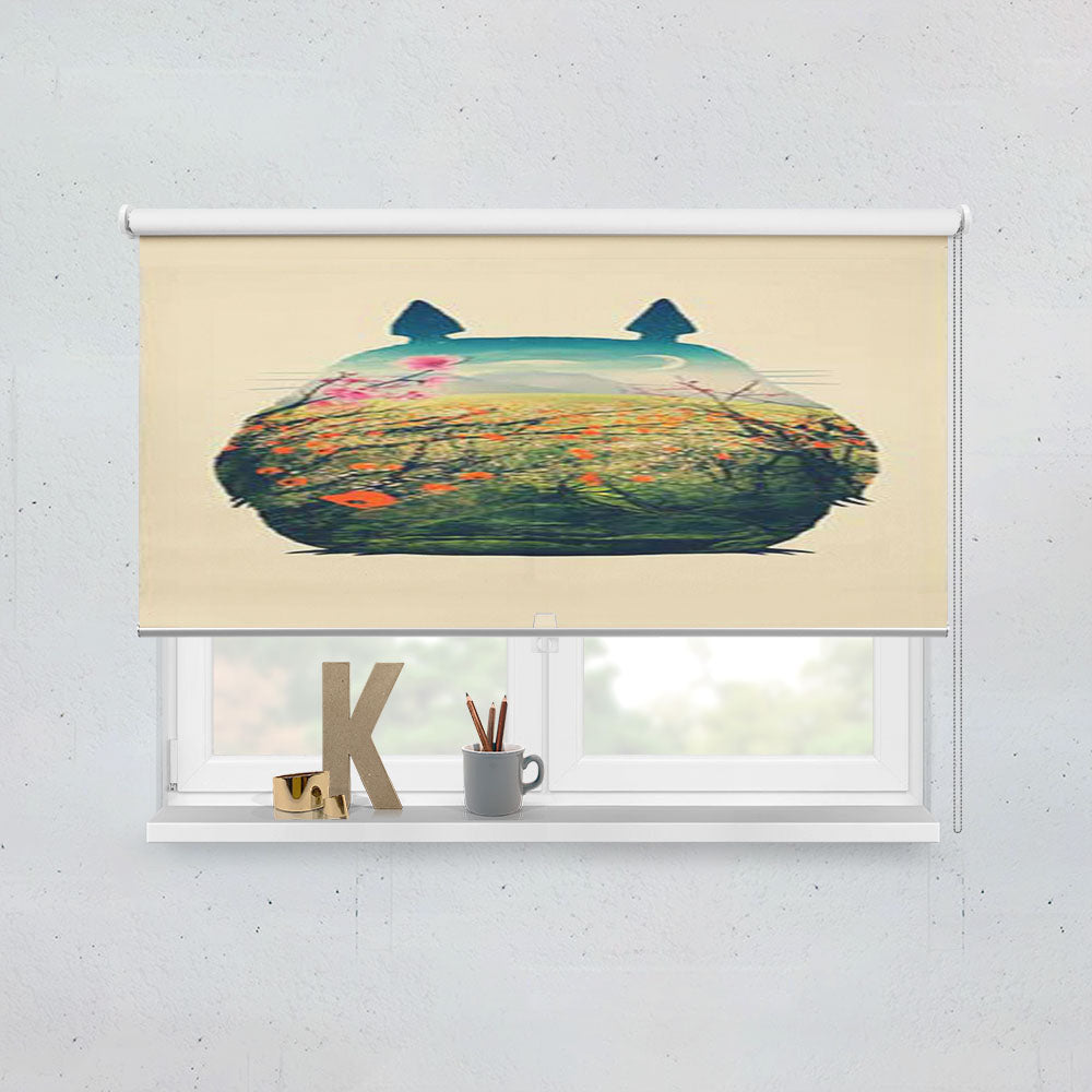 Totoro Landscape Window Roller Blinds Shades