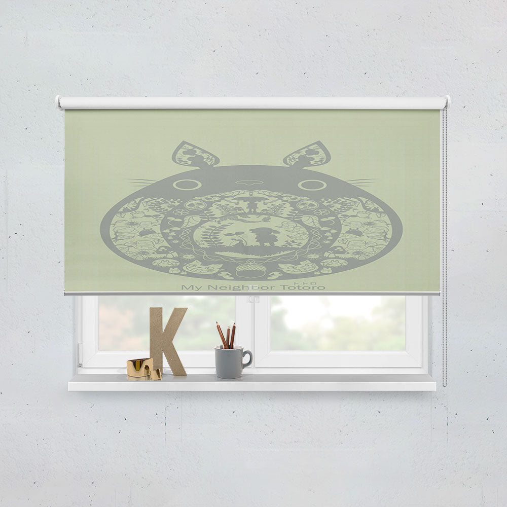 Totoro Pattern Arts Window Roller Blinds Shades