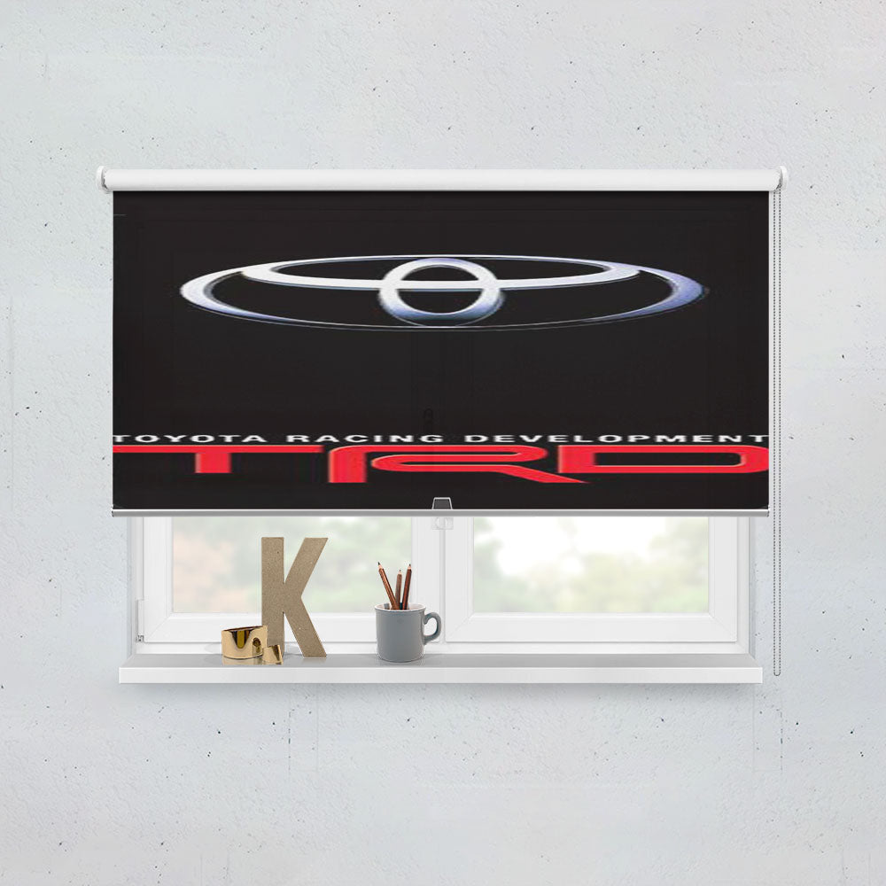 Toyota Trd Logo Red Window Roller Blinds Shades
