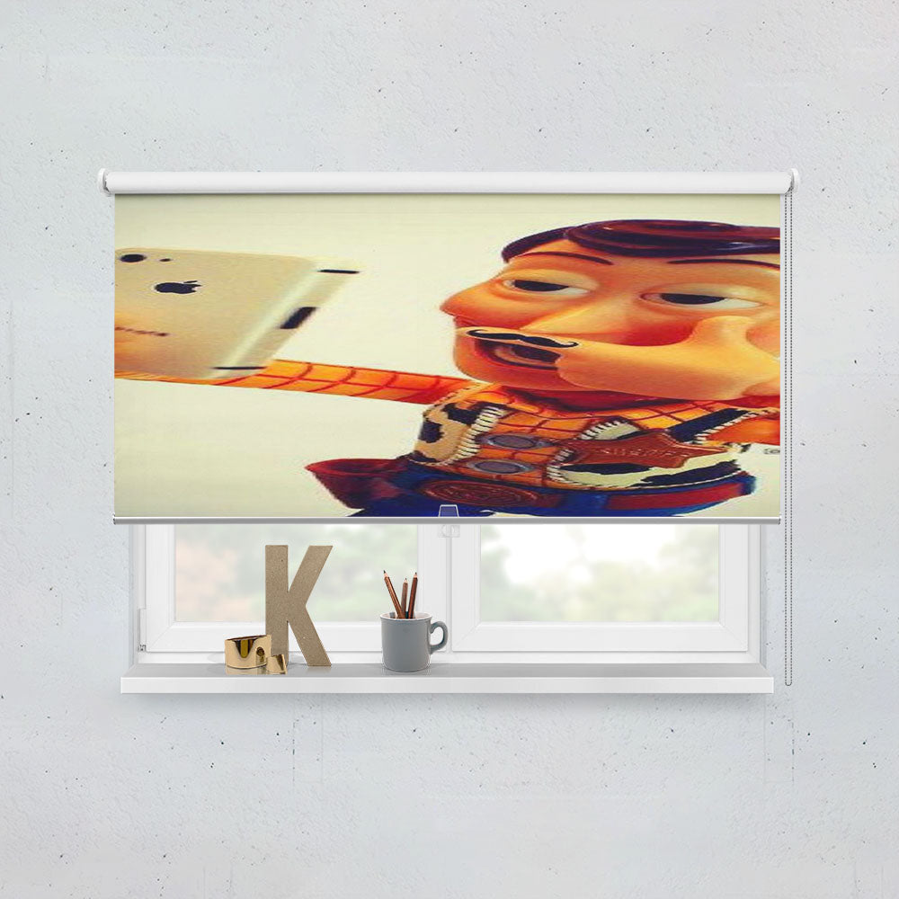 Toys Story Woody Selfie Window Roller Blinds Shades